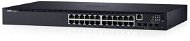 Dell Networking N1524P PoE+ 24× 1GbE + 4× 10GbE SFP+ fixed ports Stacking IO to PSU airflow AC - Switch