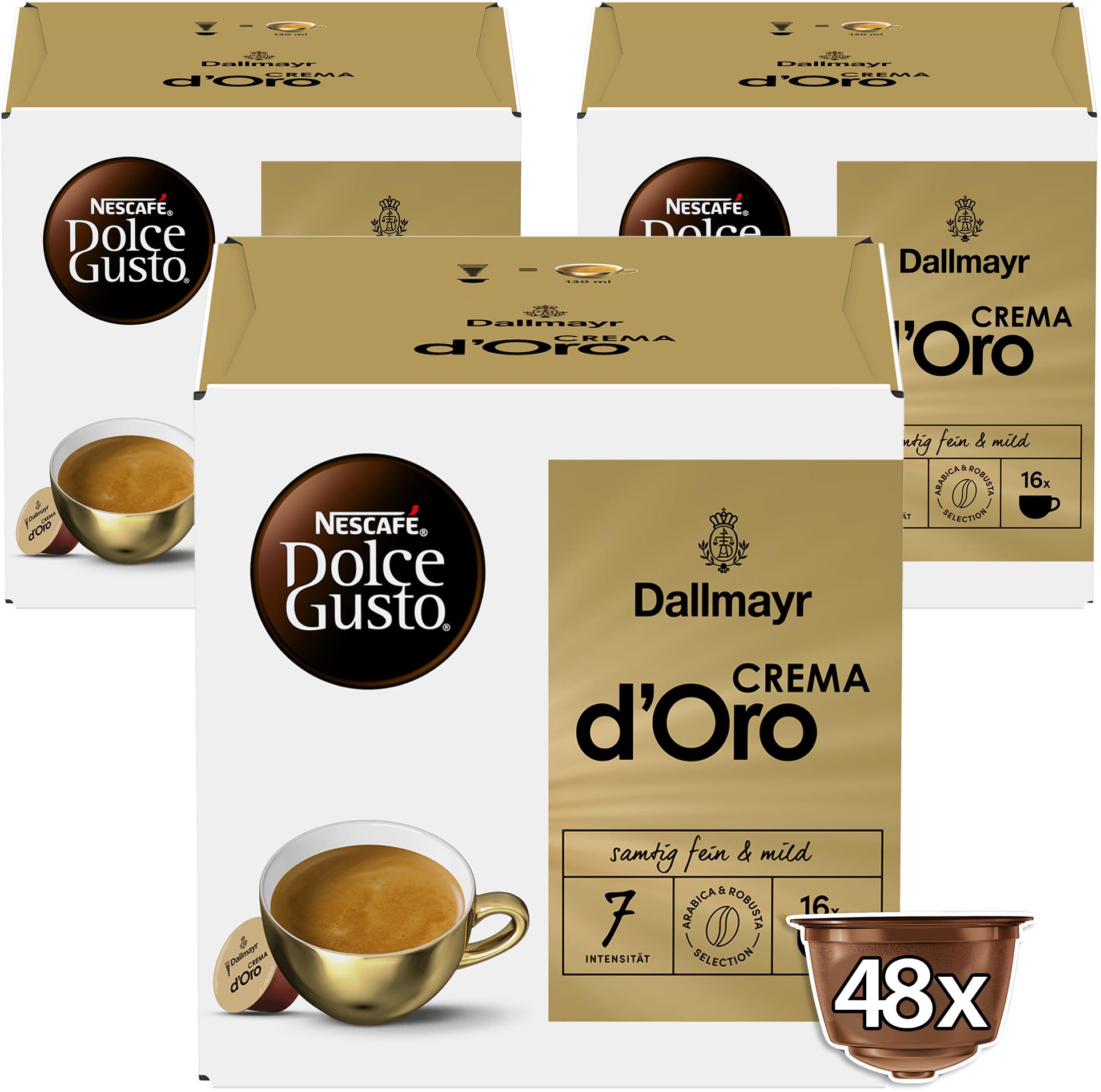 Dallmayr Crema d‘Oro by NESCAFÉ Dolce Gusto karton 3 × 16 db