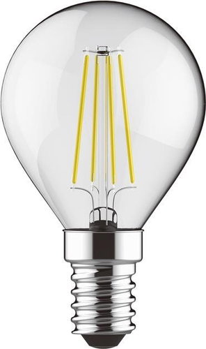 Retro LED Filament žárovka Mini Globe Clear P45 5W/230V/E14/2700K/440Lm/300°/Step Dim - LED Bulb - Main image
