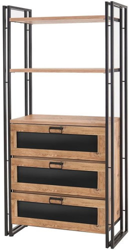 DALENOR Arcas, 180 cm, ořech - Knihovna - Main image