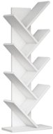 DALENOR Hitit, 129cm, fehér - Könyvszekrény