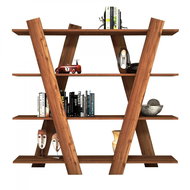 DALENOR Xtreme, 137 cm, ořech - Knihovna