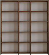 DALENOR Lago, 169 cm, ořech - Knihovna