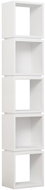 DALENOR Multi, 167 cm, bílá - Knihovna