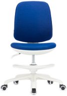 DALENOR Candy, textil, bílá podnož, modrá - Children’s Desk Chair