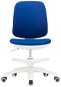 DALENOR Candy, textil, biela podnož, modrá - Detská stolička k písaciemu stolu