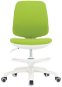 DALENOR Candy, textil, bílá podnož, zelená - Children’s Desk Chair