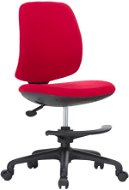 DALENOR Candy, textil, černá podnož, červená - Gyerek íróasztal szék