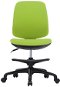 DALENOR Candy, textil, černá podnož, zelená - Children’s Desk Chair