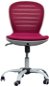 DALENOR Flexy, textil, bílá podnož, červená - Children’s Desk Chair