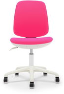 DALENOR Flexy, textil, bílá podnož, růžová - Children’s Desk Chair