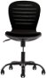DALENOR Flexy, textil, čierna podnož, čierna - Detská stolička k písaciemu stolu