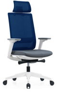 DALENOR Meteor X, ergonomisch, Netz, blau - Bürostuhl