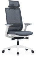 DALENOR Meteor X, ergonomická, síťovina, šedá - Kancelářská židle