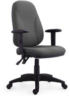 DALENOR Bristil, textil, sivá - Kancelárska stolička