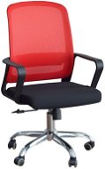 DALENOR Parma, textil, červená - Kancelárska stolička