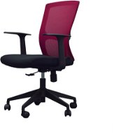 DALENOR Siena, červená - 2 židle v balení - Irodaszék