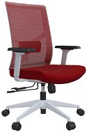 DALENOR Snow W, textil, červená - Kancelárska stolička