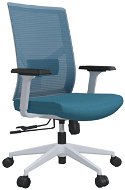 DALENOR Snow W, textil, modrá - Kancelárska stolička