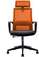 DALENOR Smart HB, textil, oranžové - Kancelářské křeslo