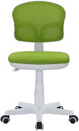 DALENOR Dětská židle Honey, textil, bílá podnož / zelená - Bürostuhl