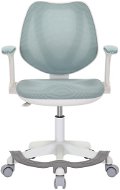DALENOR Dětská židle Sweety, textil, bílá podnož / modrá - Office Chair