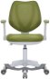DALENOR Dětská židle Sweety, textil, bílá podnož / zelená - Office Chair