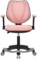 DALENOR Dětská židle Sweety, textil, černá podnož / růžová - Office Chair