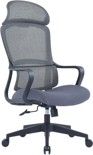 DALENOR Best HB, textil, šedá / šedá - Office Chair - Main image
