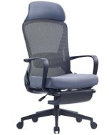 DALENOR Enjoy HB, textil, sivá - Kancelárska stolička