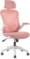 DALENOR Jolly White HB, textil, ružová - Kancelárska stolička