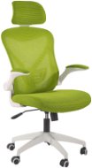 DALENOR Jolly White HB, textil, zelená - Kancelárska stolička