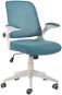 DALENOR Pretty White, textil, modrá - Office Chair