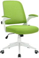 DALENOR Pretty White, textil, zelená - Kancelárska stolička