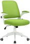 DALENOR Pretty White, textil, zelená - Kancelárska stolička