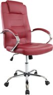 DALENOR Slash, syntetická koža, bordó - Kancelárska stolička