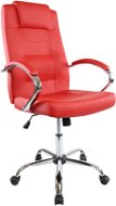 DALENOR Slash, syntetická koža, červená - Kancelárska stolička
