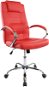 DALENOR Slash, syntetická kůže, červená - Office Chair