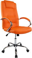 DALENOR Slash, syntetická kůže, oranžová - Office Chair