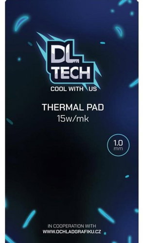 DLTech Thermal Pad 90 × 50 × 1.0 mm 15W/mK - Thermal Pad - Main image