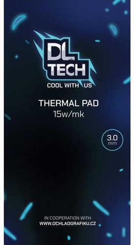DLTech Thermal Pad 90 × 50 × 3.0 mm 15W/mK - Thermal Pad - Main image