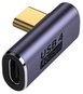 USB Adapter DLTECH 90° USB-C 3.0 OTG adapter, 40Gbps - left/right - USB adaptér