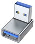 USB Adapter DLTECH 90° USB 3.0 OTG adapter - front - USB adaptér