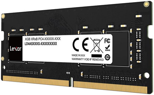 Lexar SO-DIMM 8GB DDR4 3200MHz CL22 Hauptbild Lexar SO-DIMM 8GB DDR4 3200MHz CL22 - Arbeitsspeicher - Hauptbild