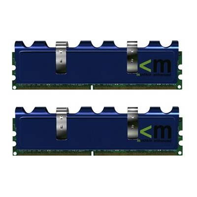MUSHKIN 2GB (KIT 2x1GB) DDR2 800MHz PC6400 CL4-4-4-12 High Performance Series - RAM - Main image