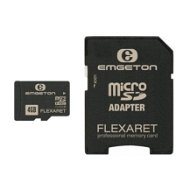 EMGETON Flexaret Professional Micro SDHC 4GB Class 10 + SD adapter - Speicherkarte