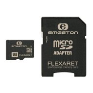 EMGETON Flexaret Professional Micro SDHC 8GB Class 10 + SD adapter - Speicherkarte