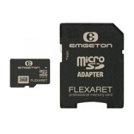 EMGETON Flexaret Professional Micro SDHC 16GB Class 10 + SD adapter - Speicherkarte