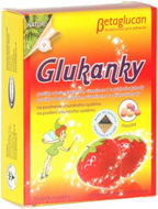 Glukanky - dětské pastilky s příchutí jahody - Bonbóny