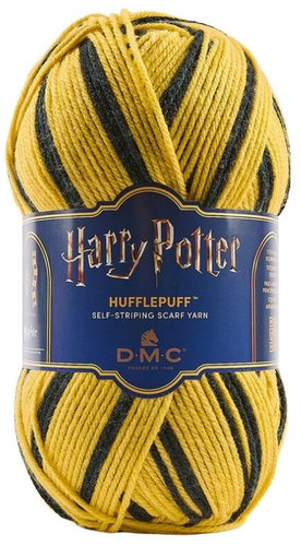 DMC Self-Patterning Yarn for Knitting a Harry Potter Hufflepuff Scarf, 300g - Yarn - Main image